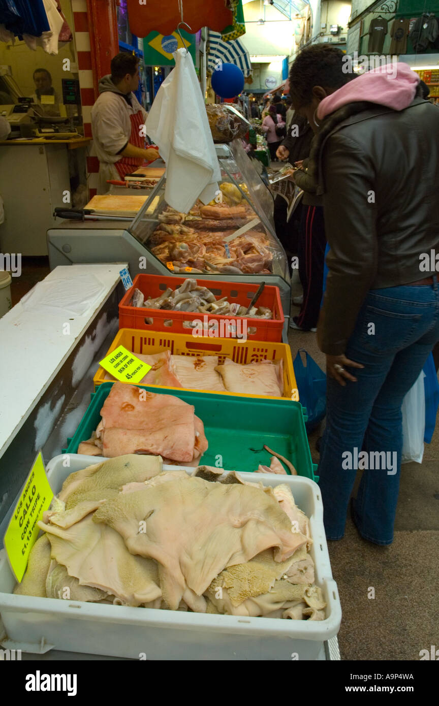 Exotic meats at Brixton Market London England UK Stock Photo Alamy
