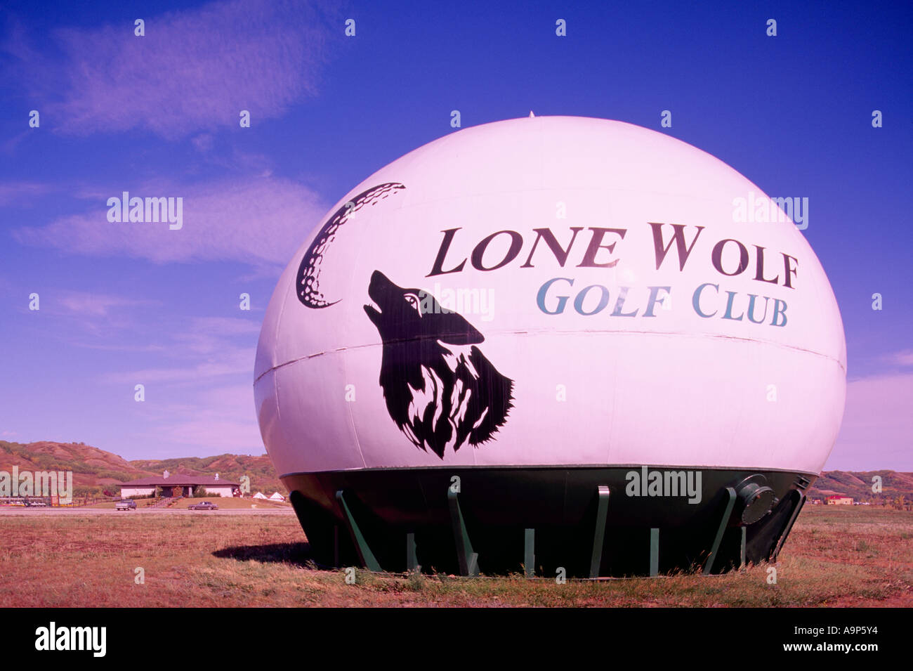 The World's Largest Golf Ball in Taylor Northern British Columbia