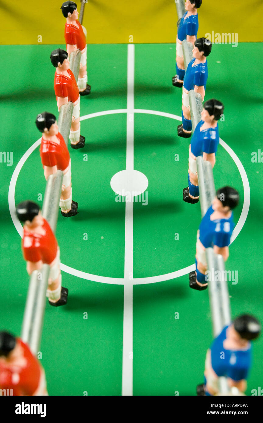 Bar football game Stock Photo Alamy