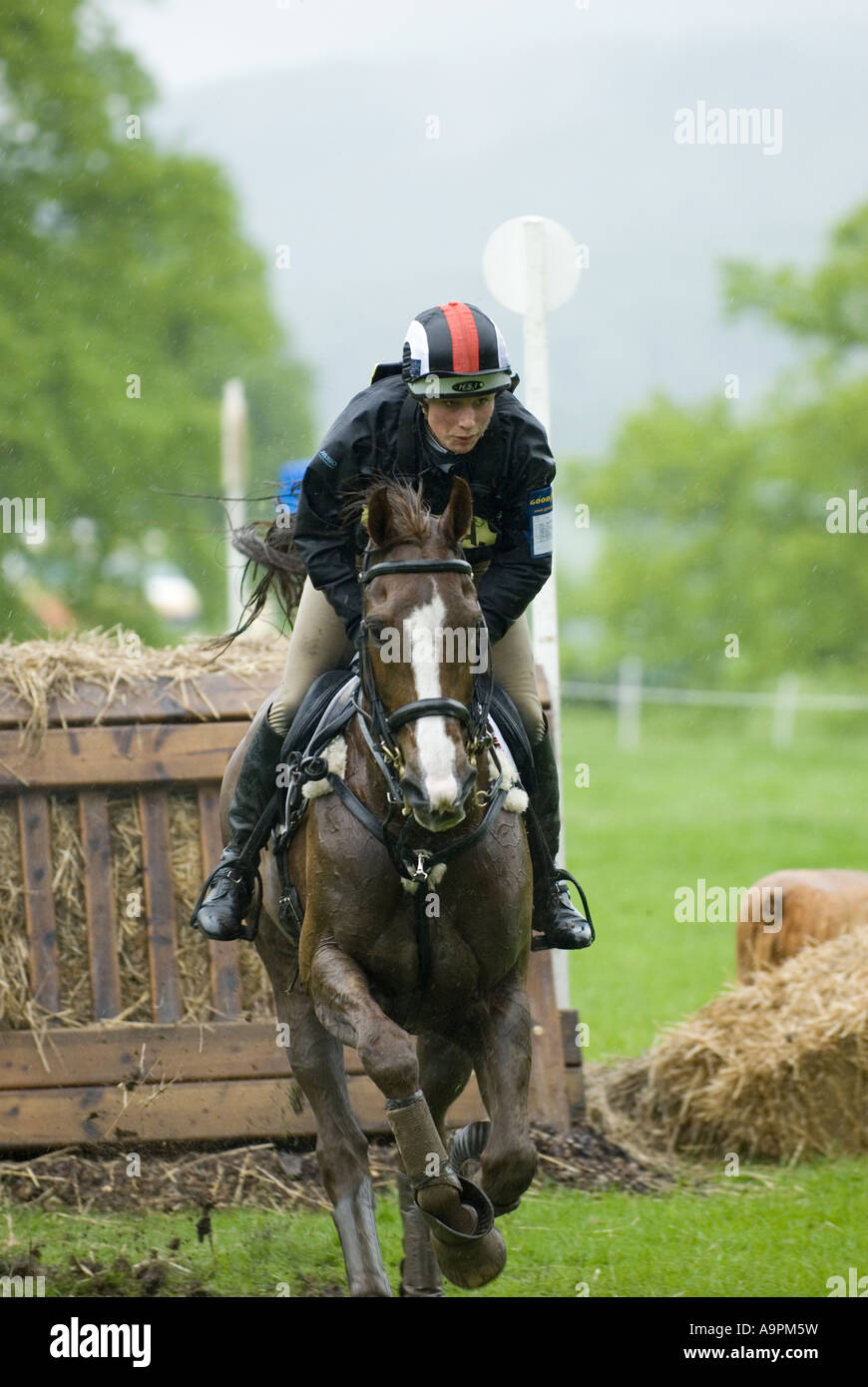 Even Rider Three Day Event Rider Zara Phillips Taking part in the Cross Country ...
