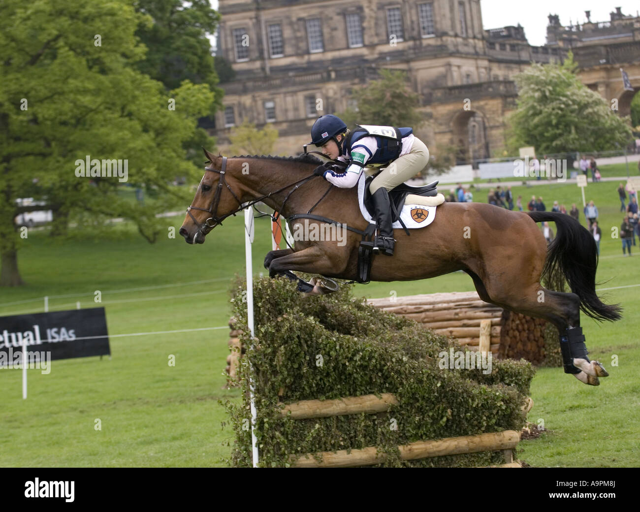 Three Day Event Rider Taking part in the Cross Country Phase at ...