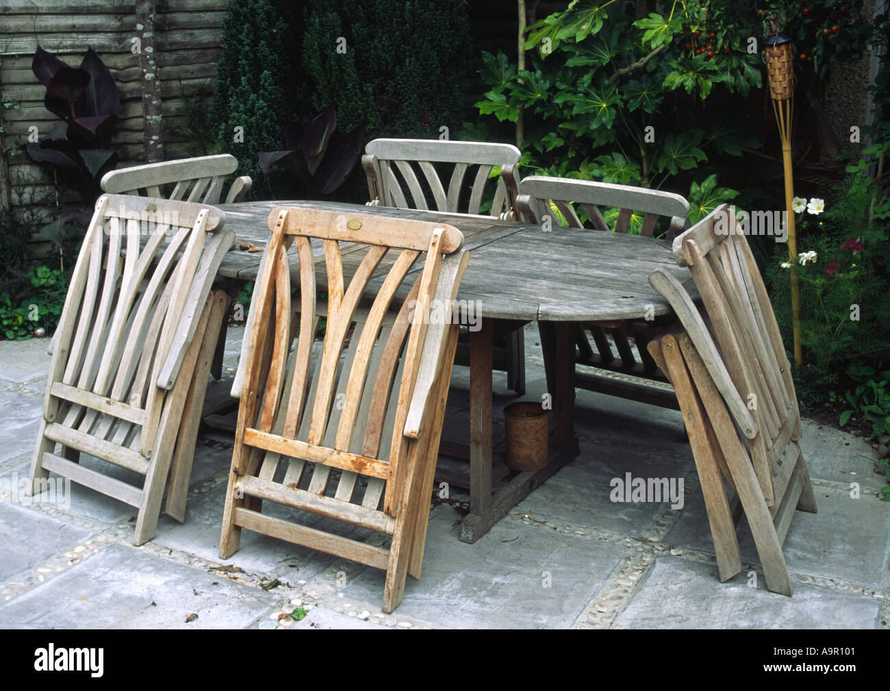 Patio Furniture For Alfresco Dining Stock Photo 2306304 Alamy