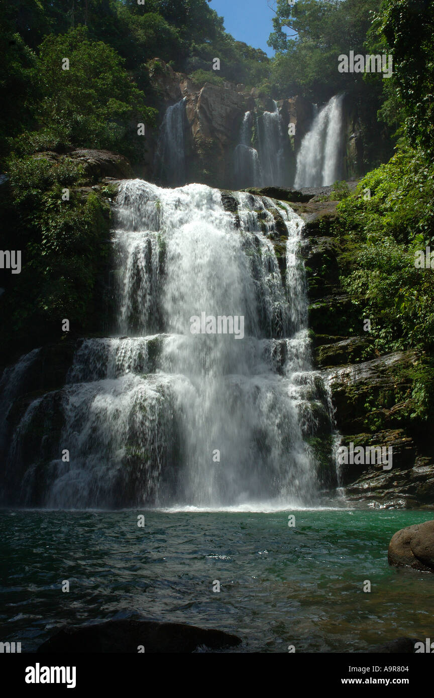 Nauyaca Waterfalls Costa Rica Stock Photo