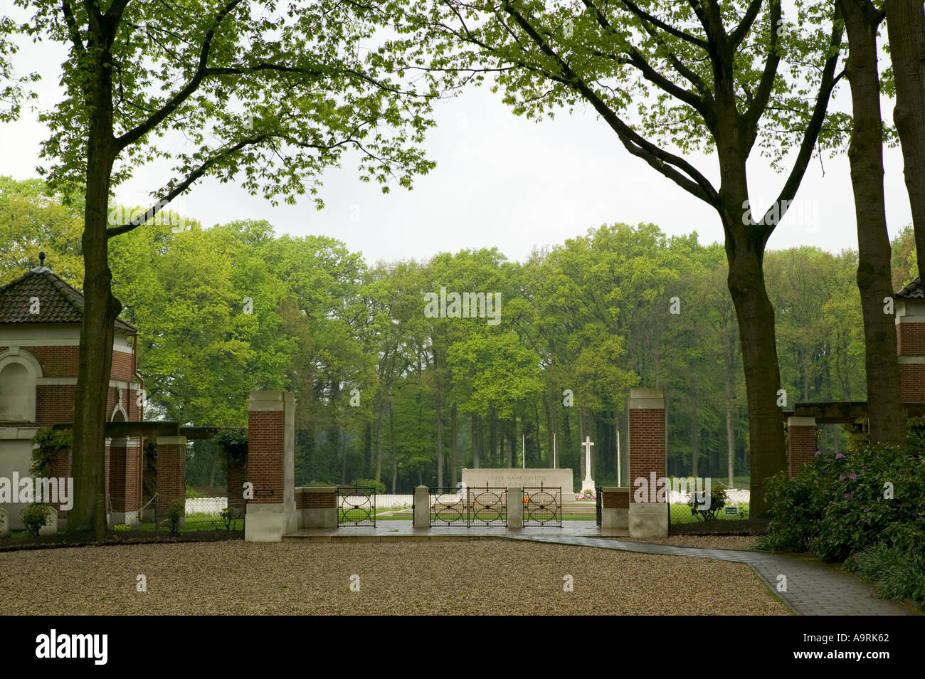 War Cemetery Oosterbeek Arnhem Holland Stock Photo Alamy
