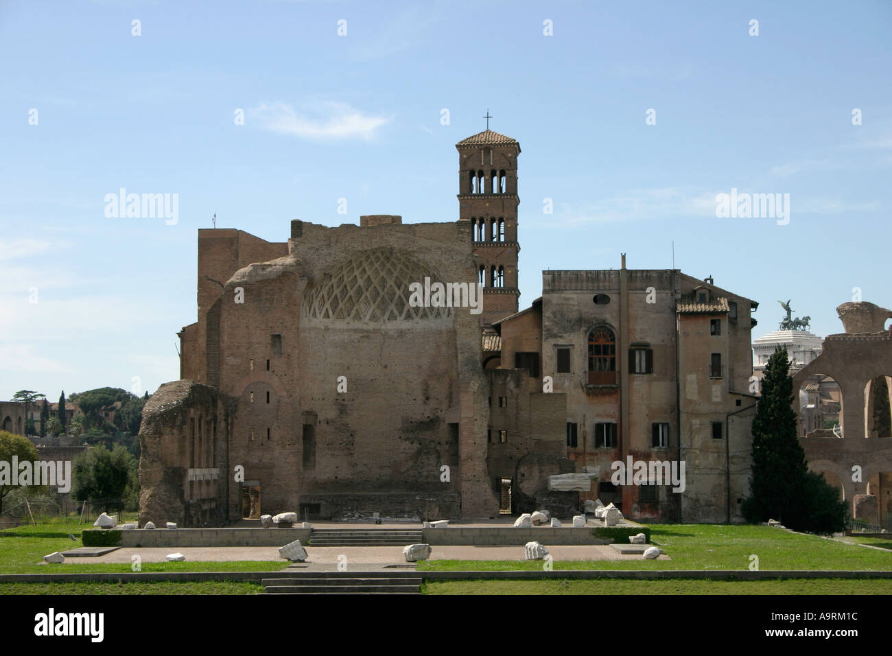 Temple of Venus and Rome, Rome, Italy. Stock Photo