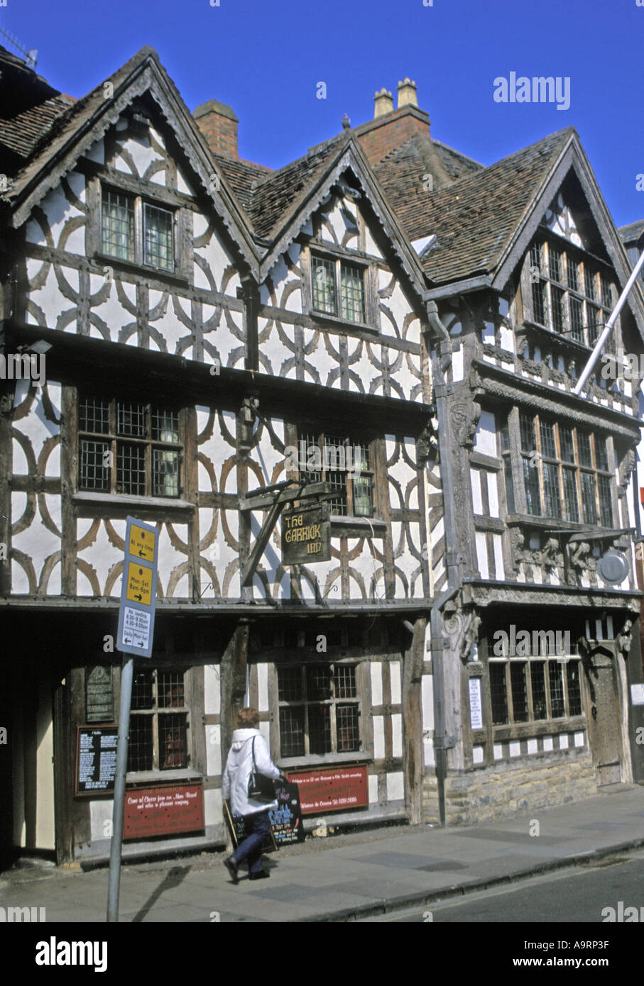 harvard house stratford upon avon england uk great britain Stock Photo