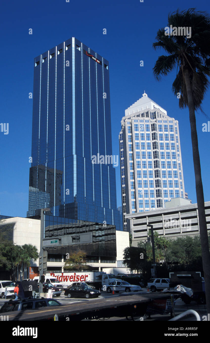 Skyscrapers Tampa Florida Stock Photo Alamy