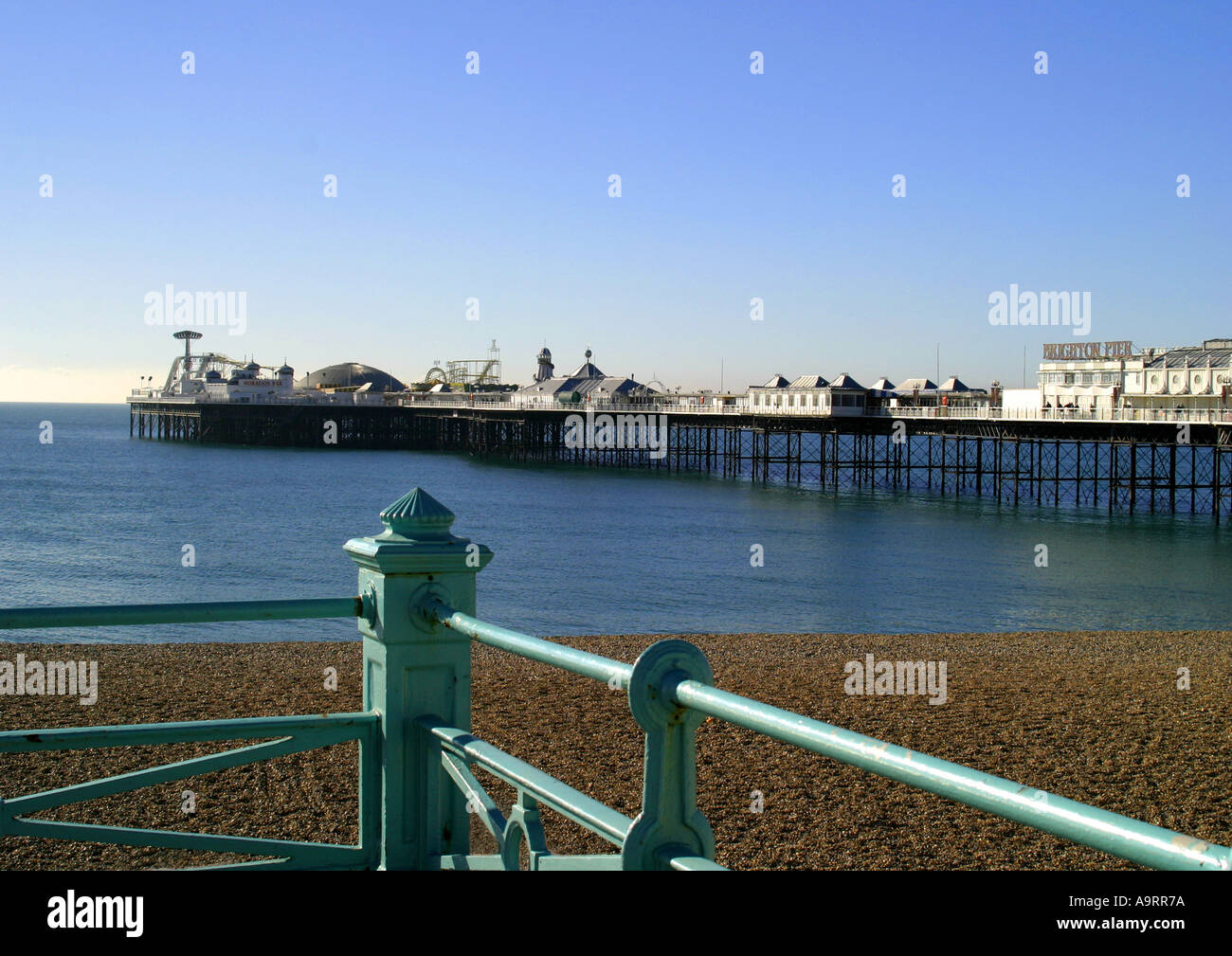 Palace Pier Brighton Enlgand Stock Photo