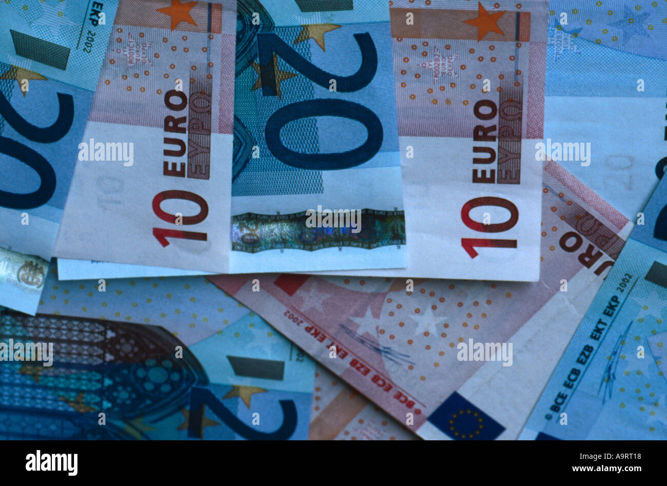 Euro notes Stock Photo