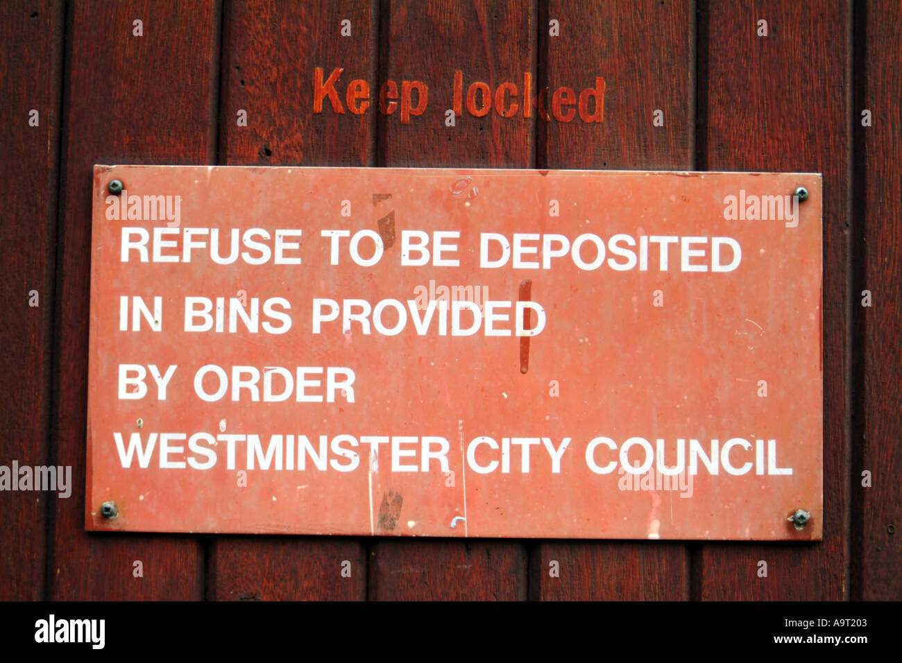Locked bins hires stock photography and images Alamy