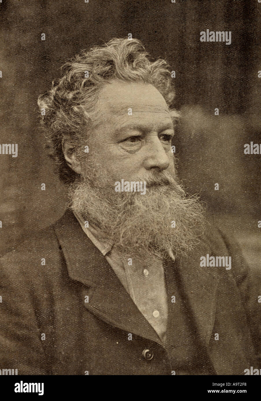 William Morris 1834 -1896. British textile designer, poet, novelist ...