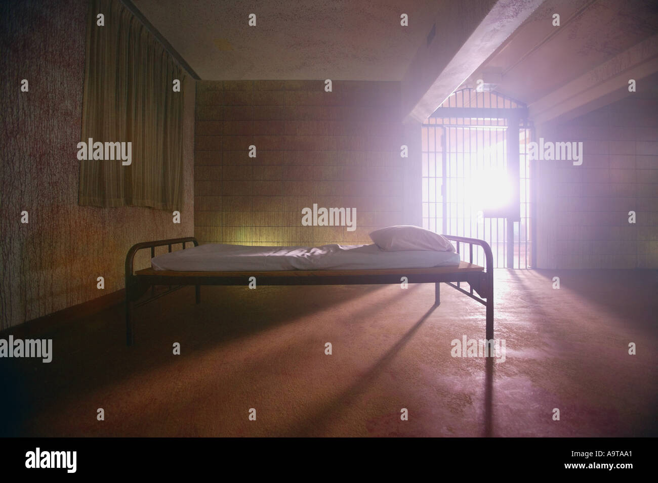 A jail cell Stock Photo Alamy