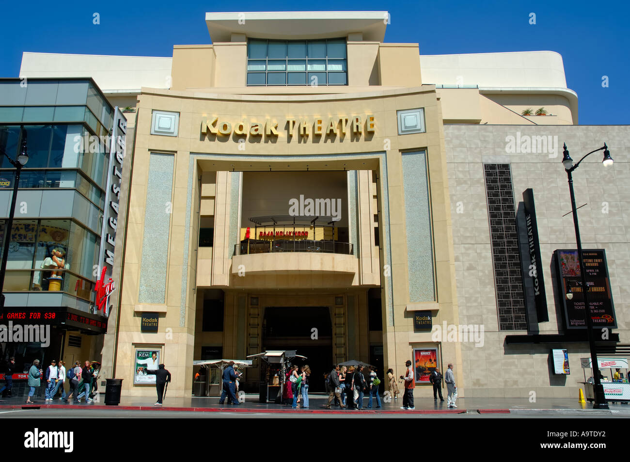 Entrance of the Kodak Theater on Hollywood Blvd Hollywood CALIFORNIA Stock Photo Alamy
