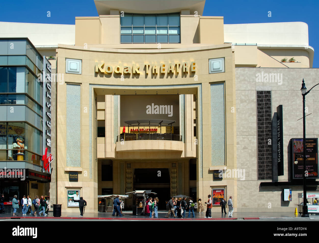 Entrance of the Kodak Theater on Hollywood Blvd Hollywood CALIFORNIA Stock Photo Alamy