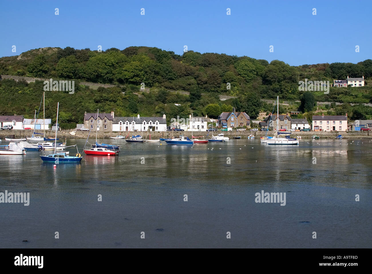 Lower Town Harbour Fishguard Pembrokeshire Wales UK Stock Photo