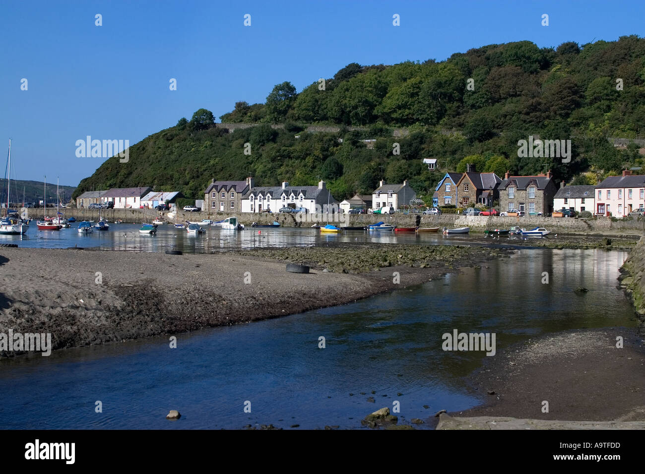 Lower Town Harbour Fishguard Pembrokeshire Wales UK Stock Photo Alamy