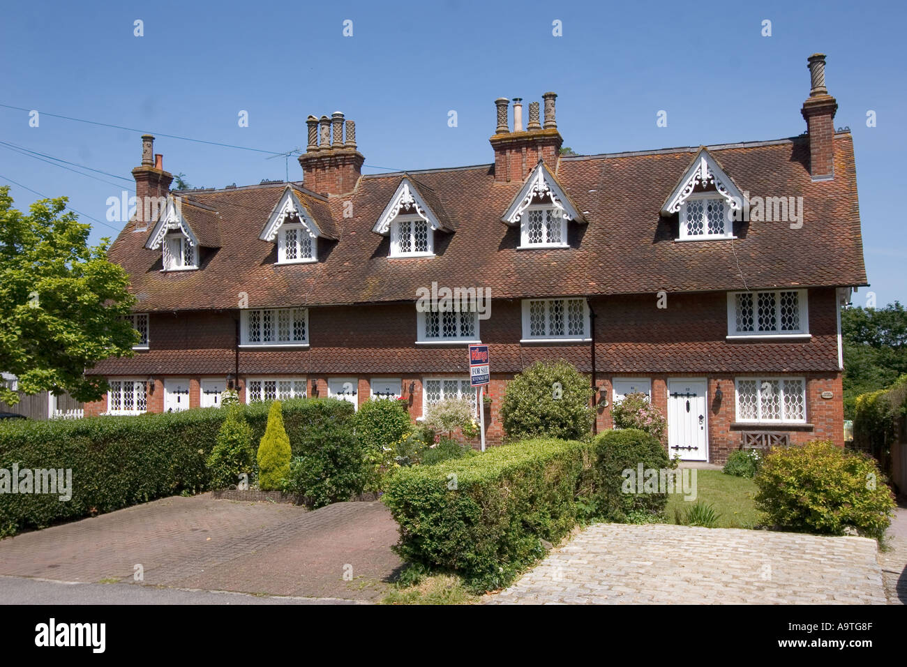 Houses in Chipstead village Kent England UK Stock Photo Alamy