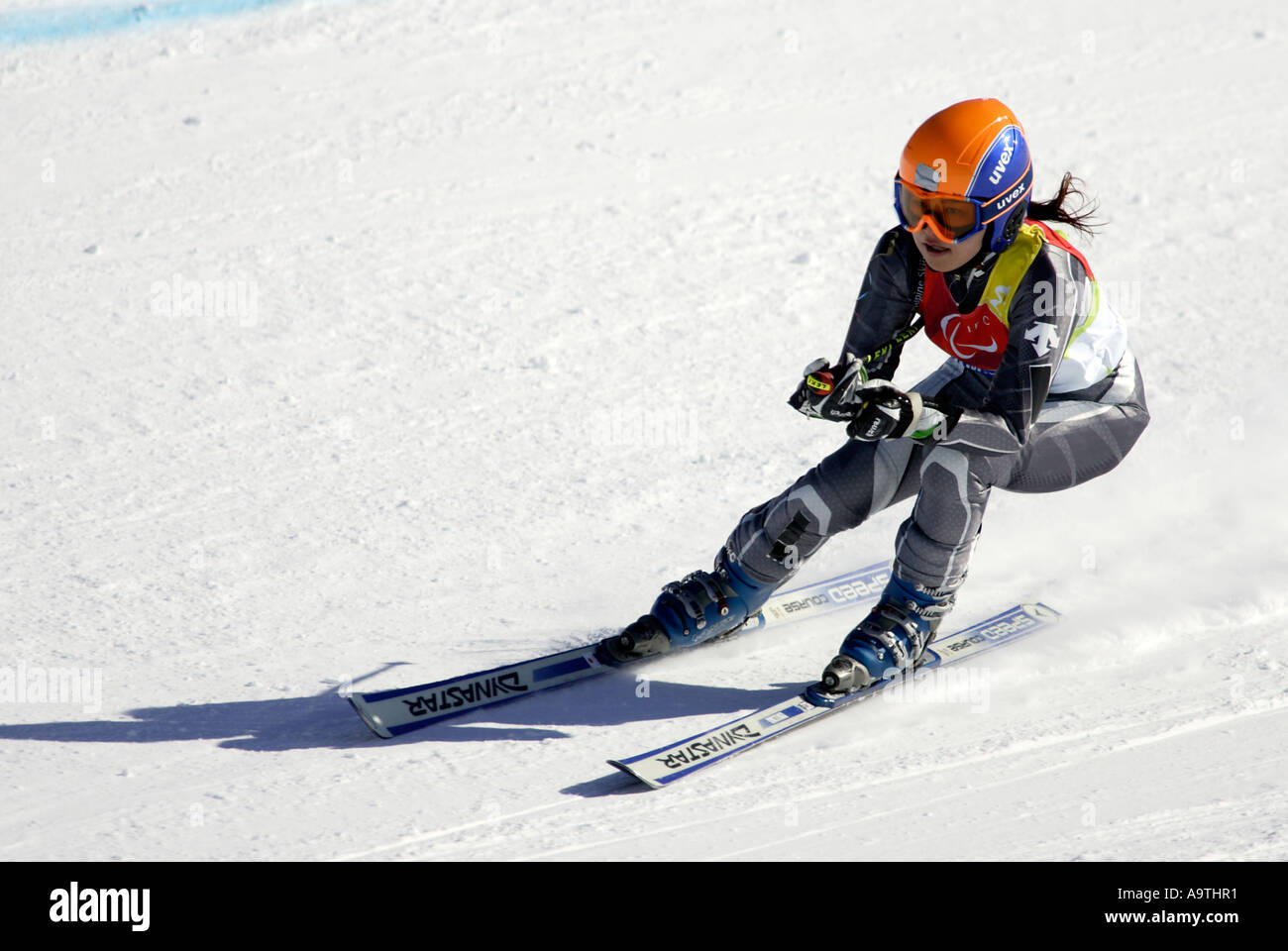 Naomi Sasaki LW6/82 of Japan in the Womens Alpine Skiing Super G