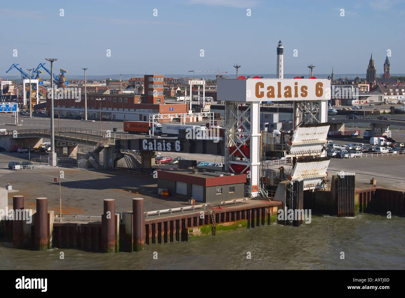 Ferries Port Calais Northern France Stock Photos Ferries Port