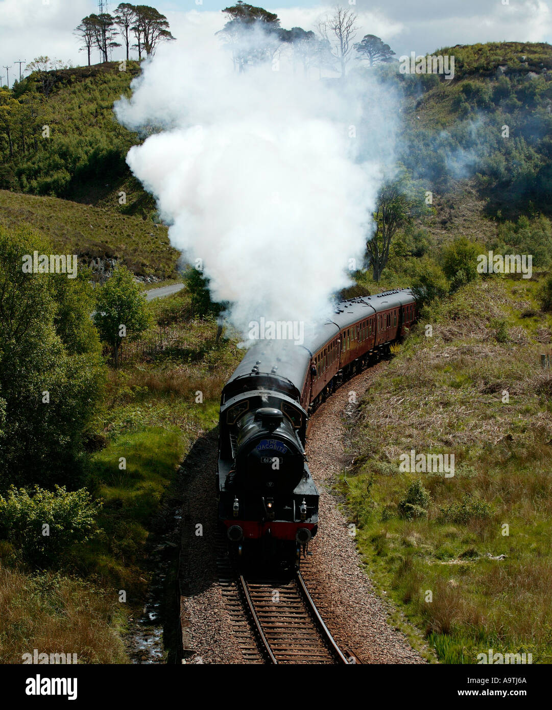 Jacobite Steam Train Scotland Lochaber, Scotland Stock Photo Alamy