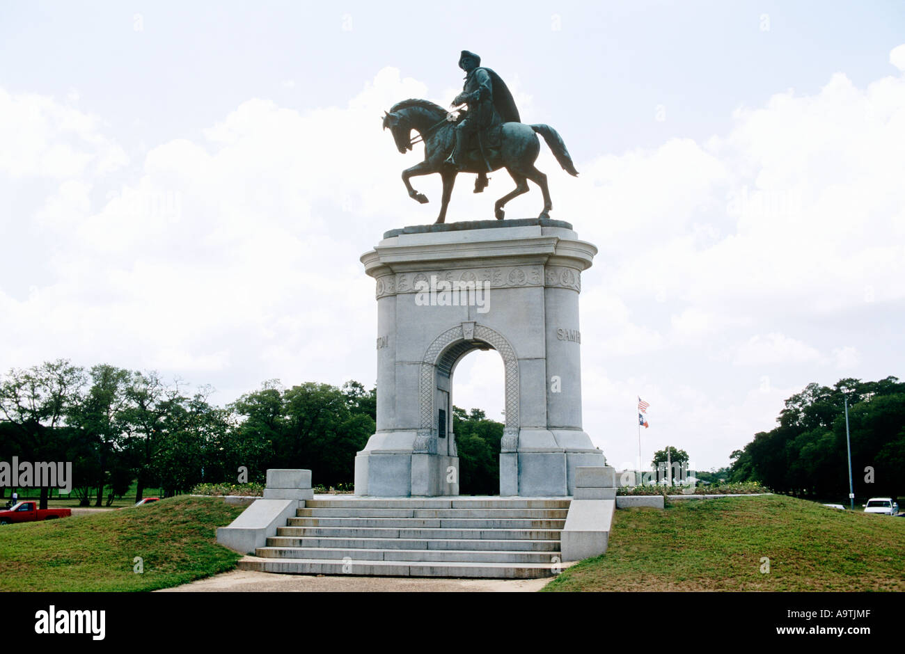 SAM HOUSTON STATUE, HOUSTON TX Stock Photo Alamy