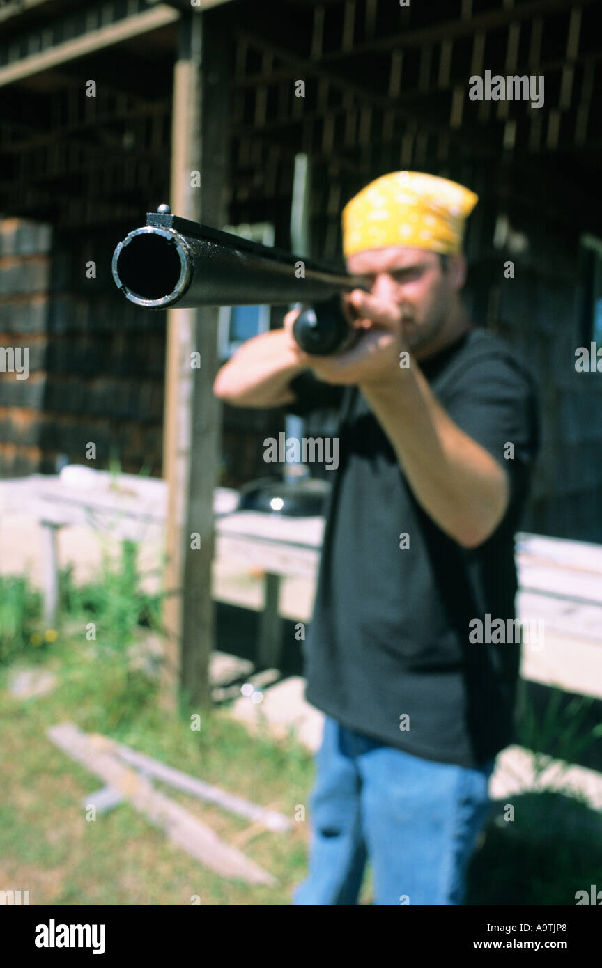 Redneck with gun hi-res stock photography and images - Alamy