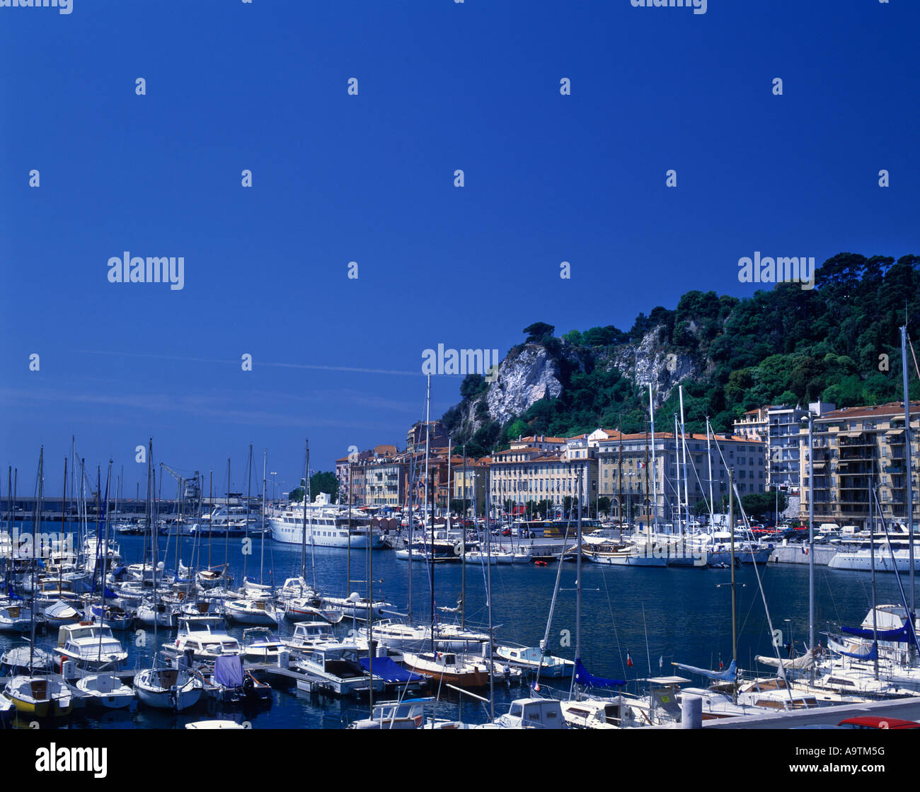 OLD PORT NICE COTE D AZUR RIVIERA FRANCE Stock Photo Alamy