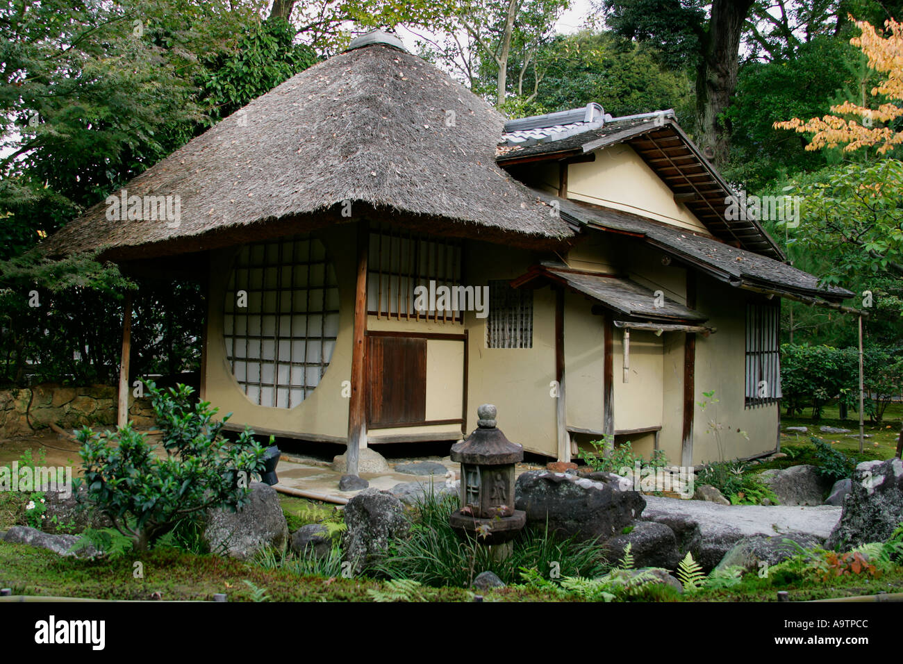 Tea house Kyoto Japan Stock Photo Alamy