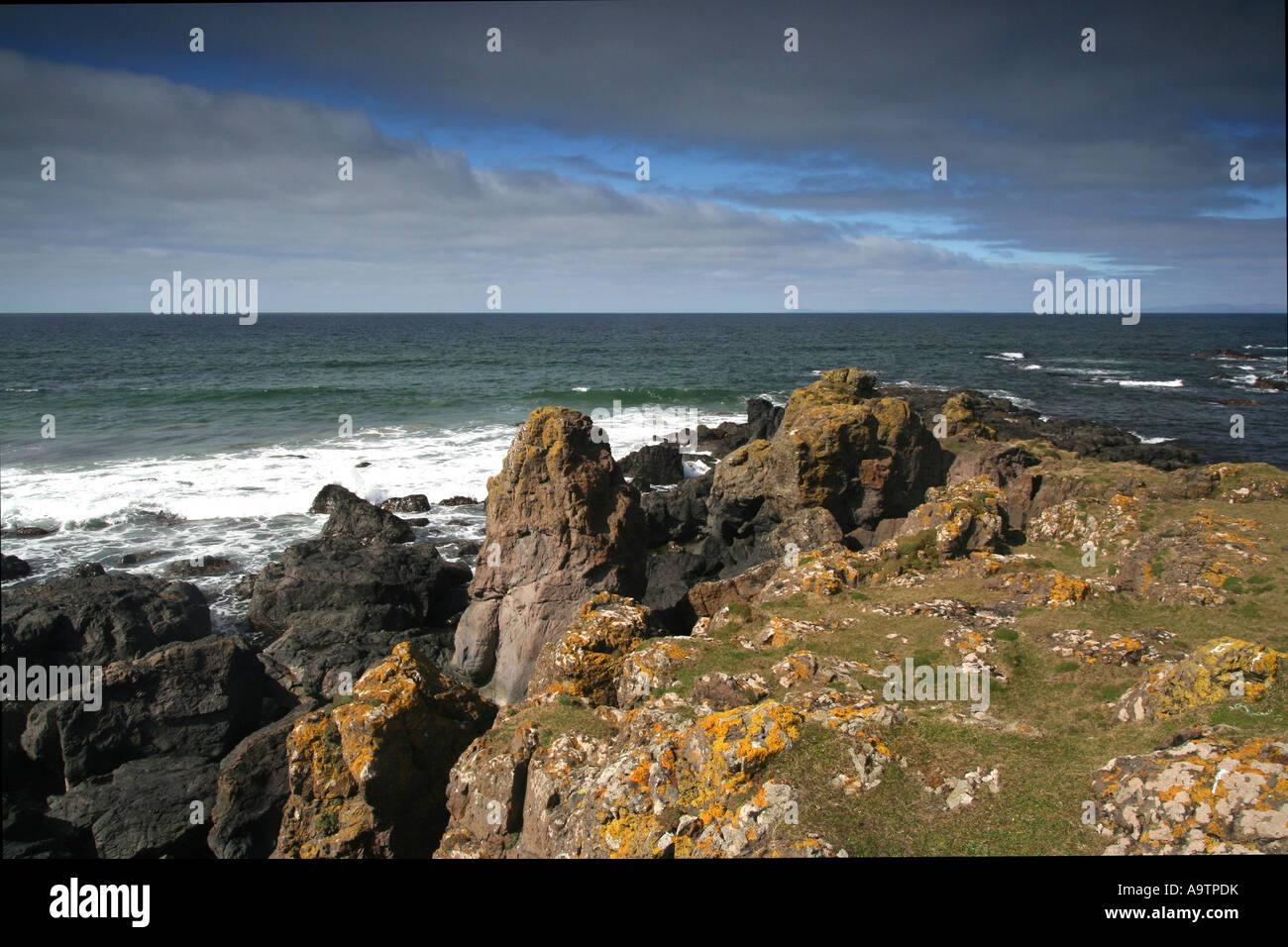 Coast near Machrihanish, Kintyre, Scotland Stock Photo