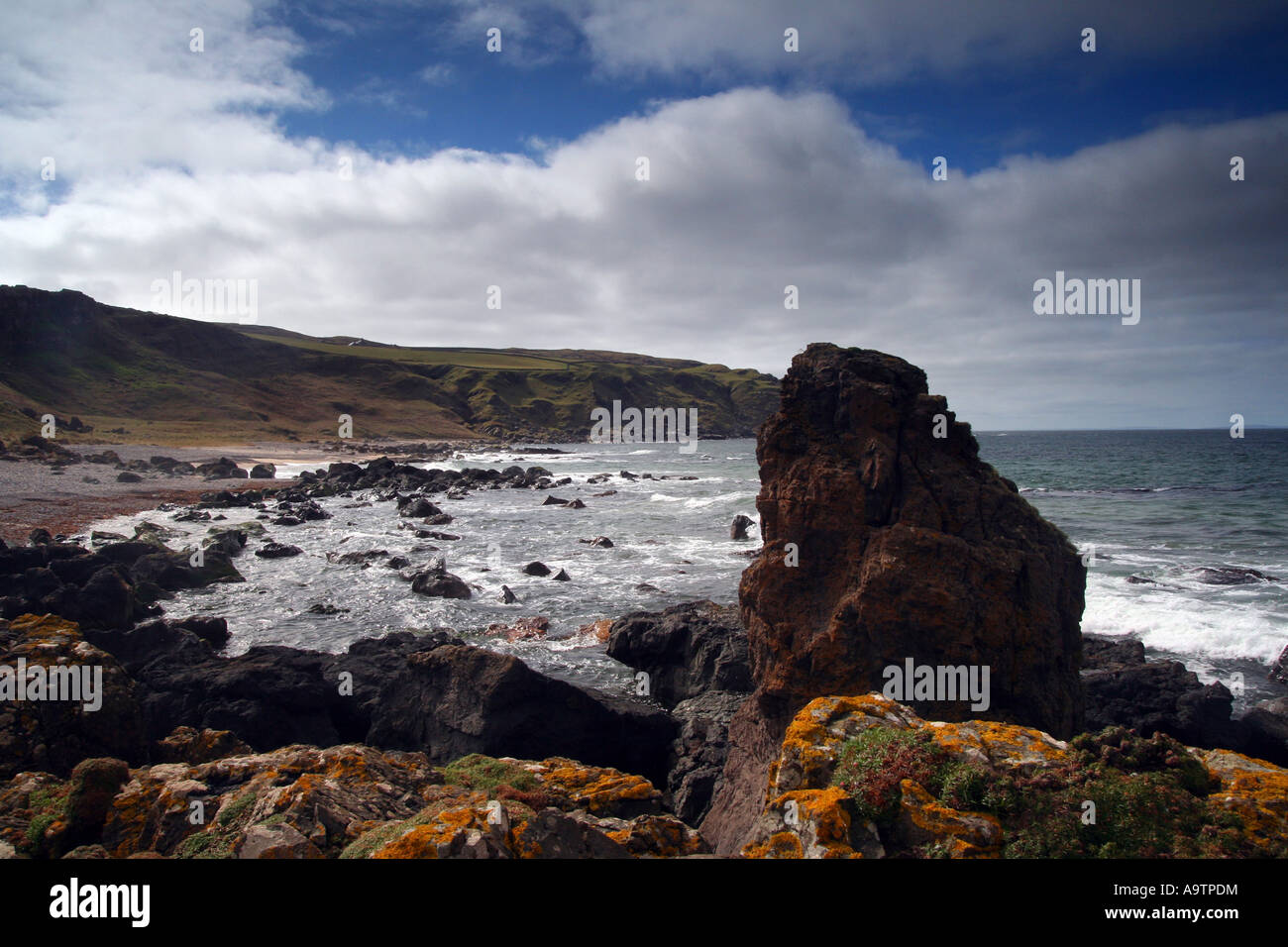 Coast near Machrihanish, Kintyre, Scotland Stock Photo