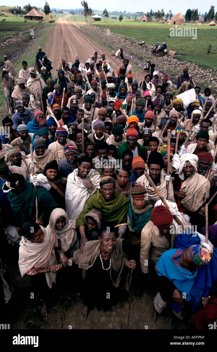 'ETHIOPIA, INEVITABLE FAMINE', VILLAGERS FROM SARDA KORKORA HAVE TO ...