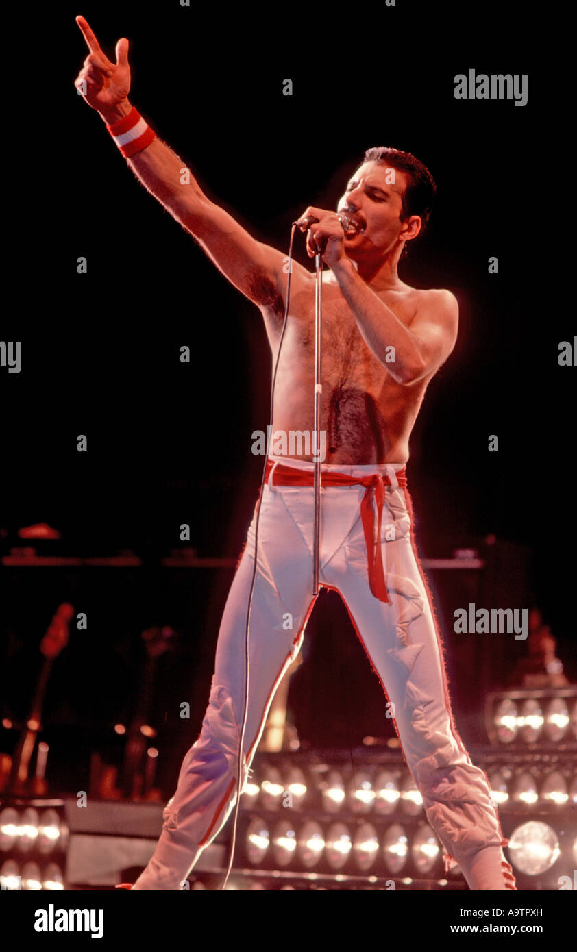 Freddie mercury costume hi-res stock photography and images - Alamy