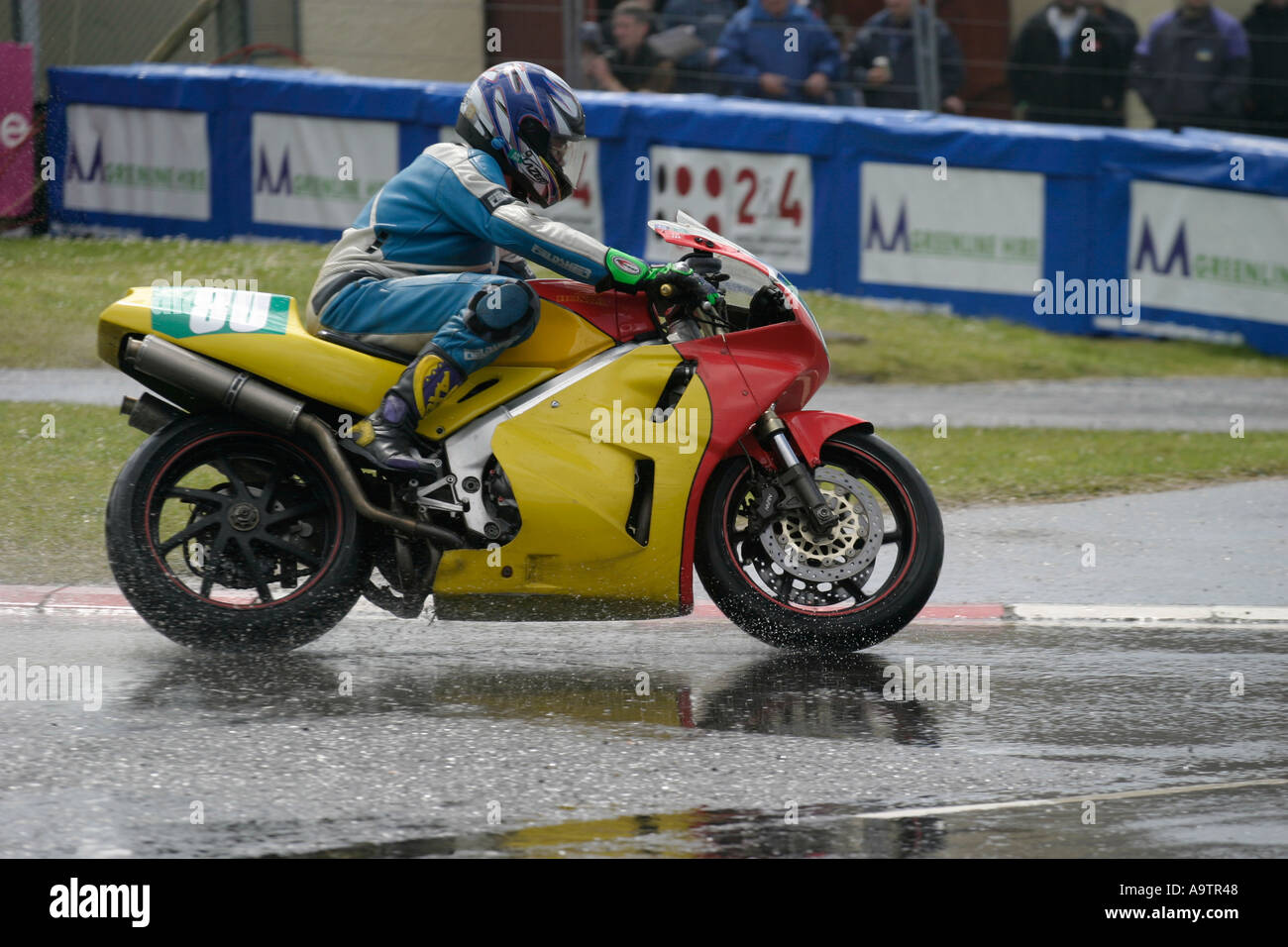 Chris Petty from Ackworth on his Honda 400 at the North West 200 Road
