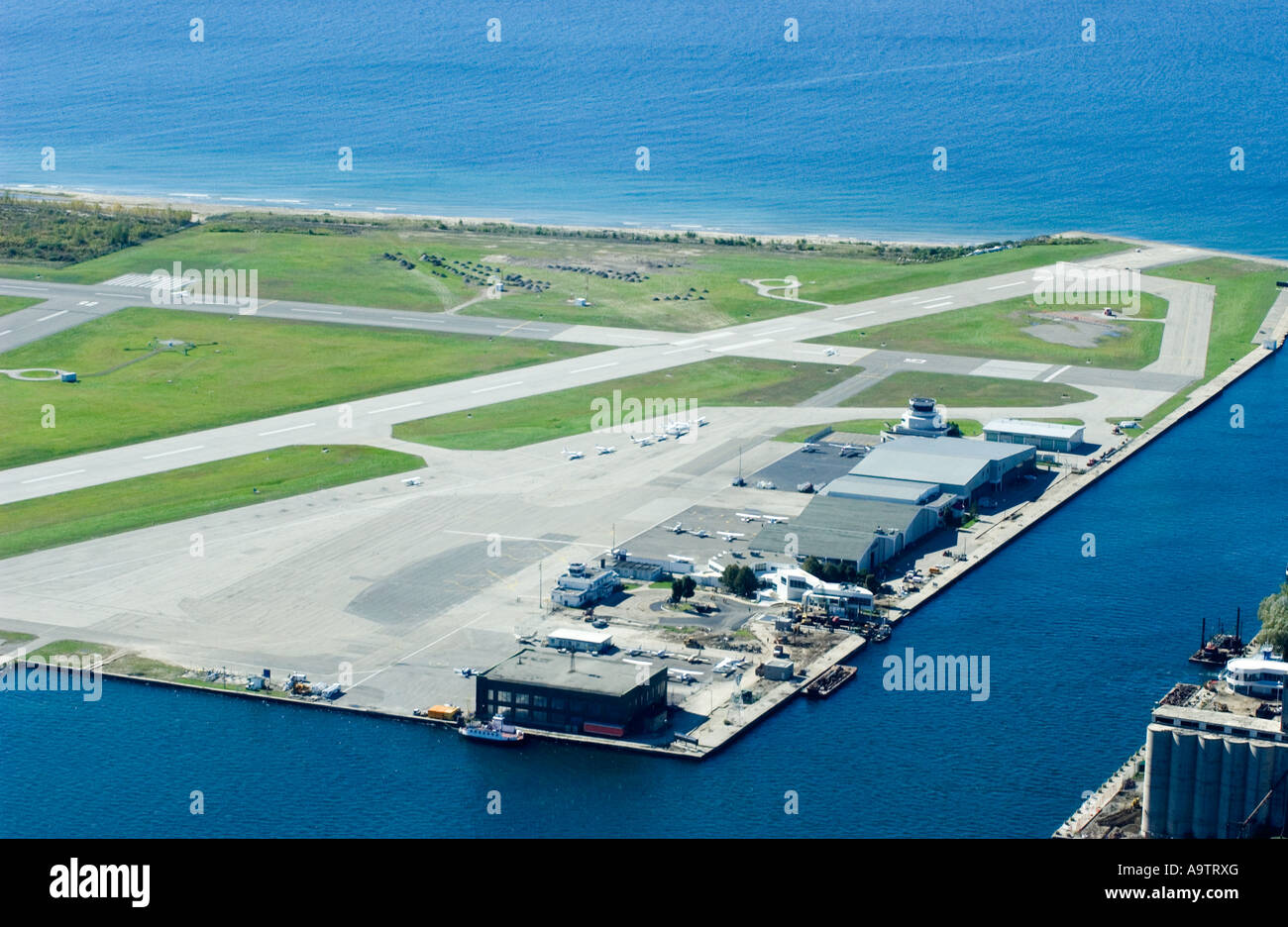 Toronto City Centre Airport On Lake Ontario Canada North America