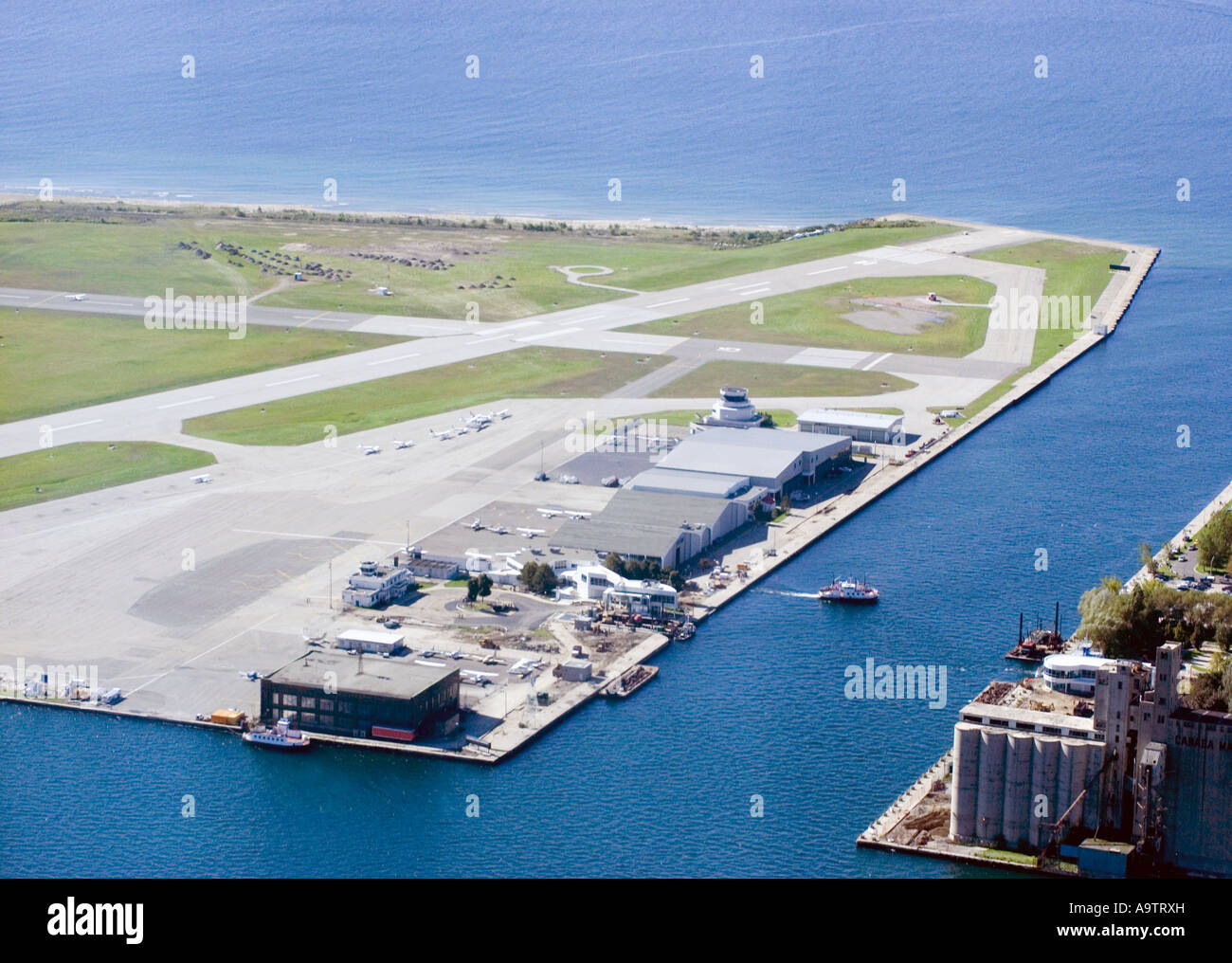 Toronto City Centre Airport On Lake Ontario Canada North America