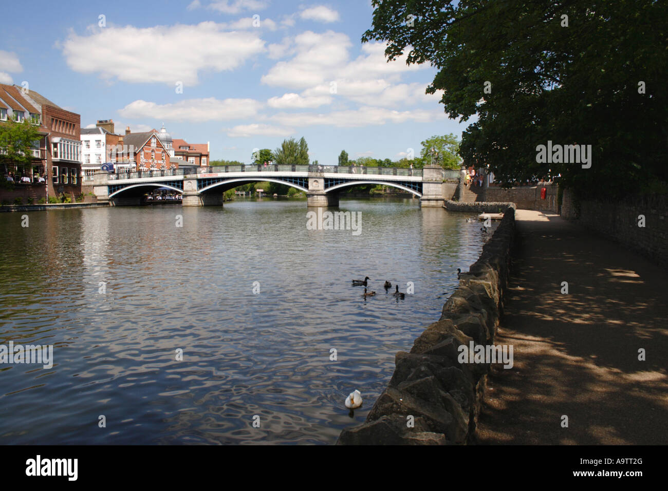 Bridge between Eton and Windsor Stock Photo Alamy