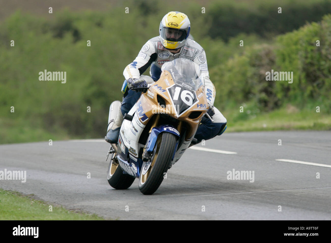 John Burrows from Dungannon on his Suzuki at Tandragee 100 Road Races ...