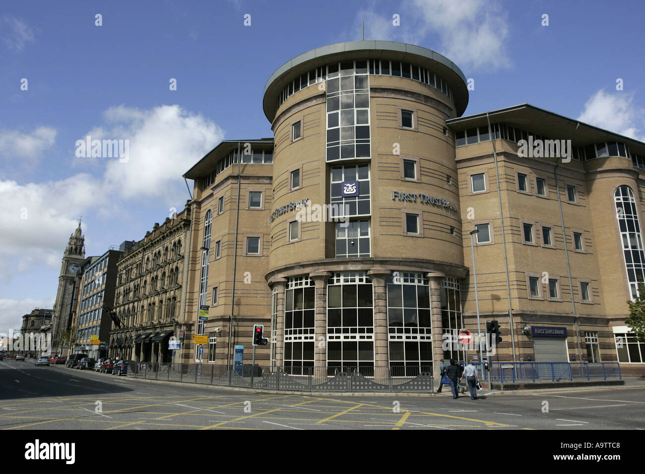 First Trust Bank Building Ann St Belfast Northern Ireland Stock Photo