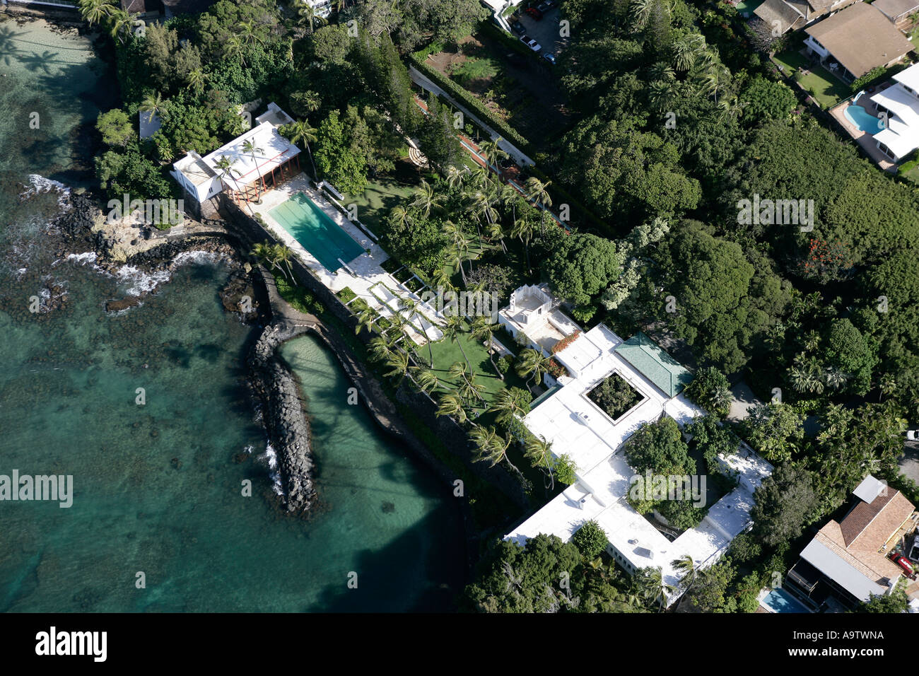 Doris Duke estate Kahala Oahu Hawaii Stock Photo 7108377 Alamy