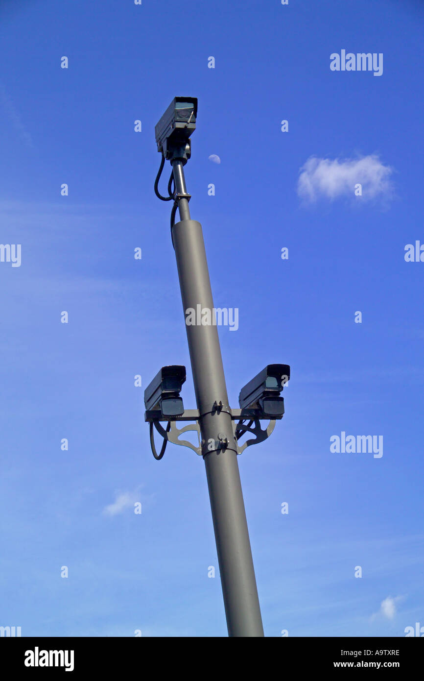 Congestion cameras in London Stock Photo