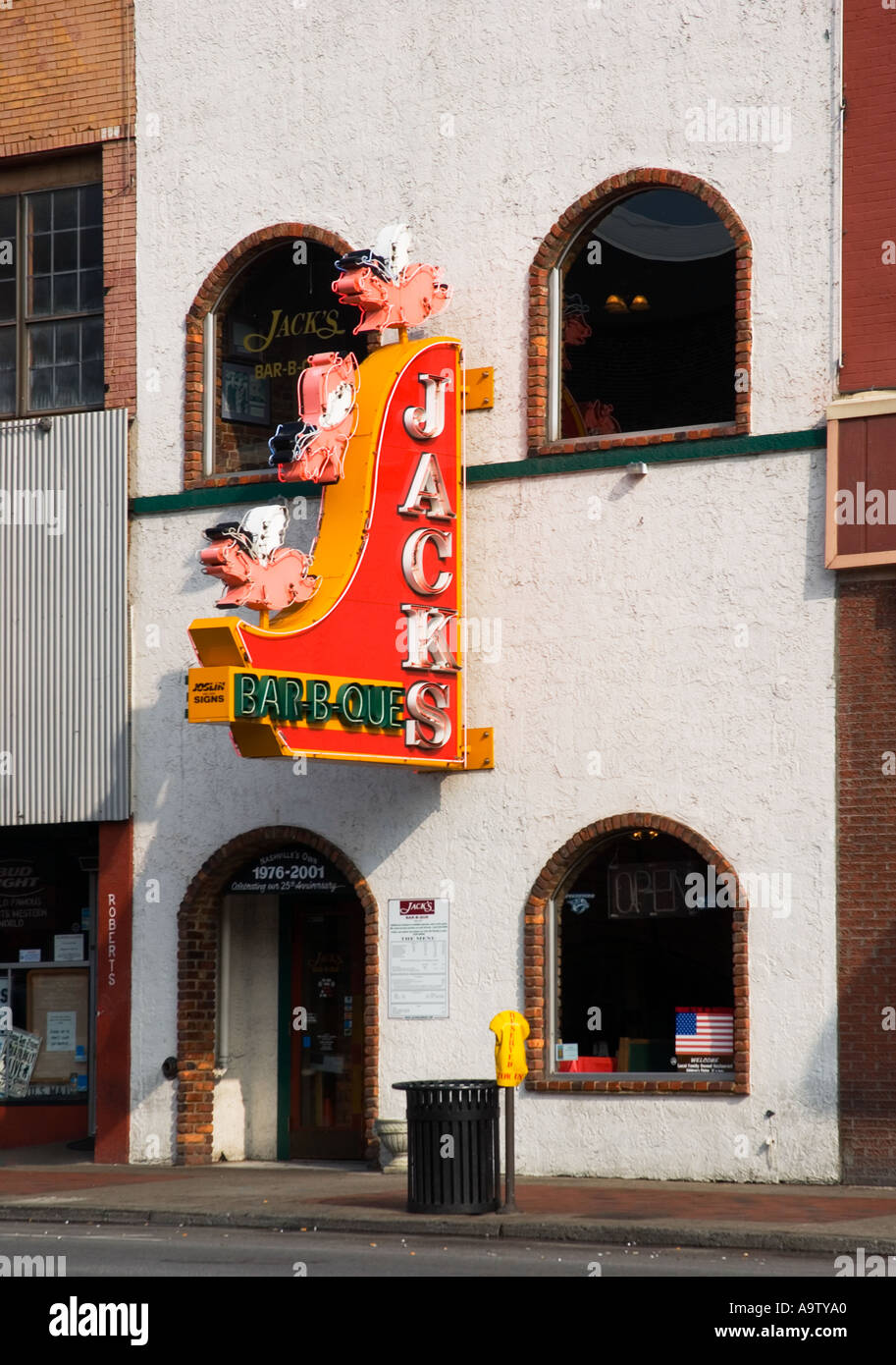 Jacks barbeque nashville tennessee usa hires stock photography and