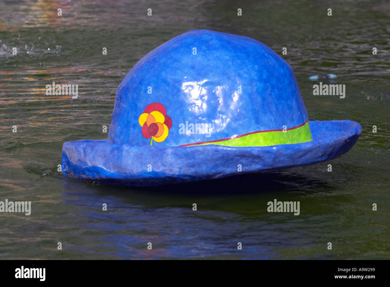 Le Chapeau de Clown (the clown's hat), Fontaine Igor Stravinsky, Paris, France Stock Photo