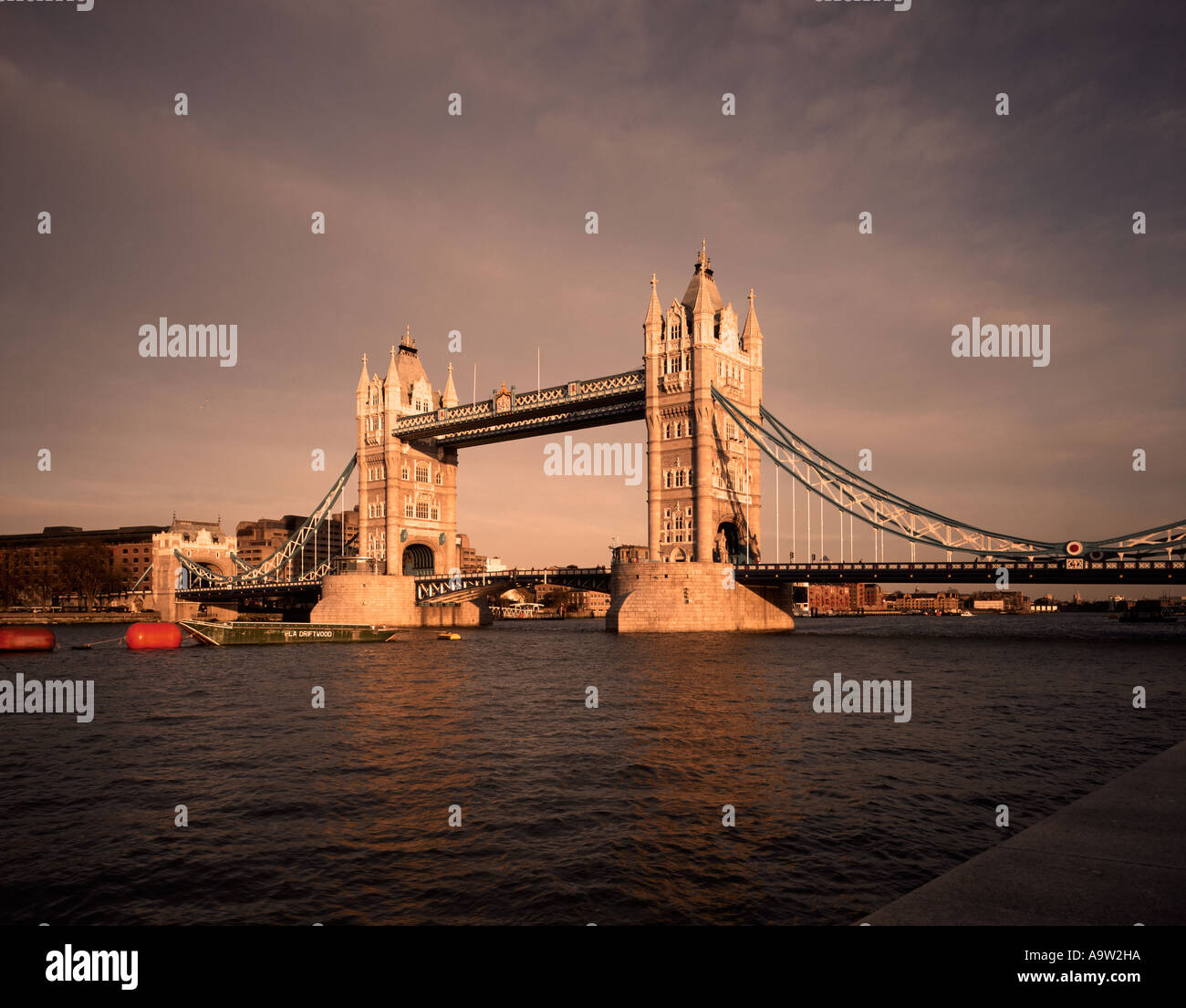 Tower Bridge London England River Thames Stock Photo
