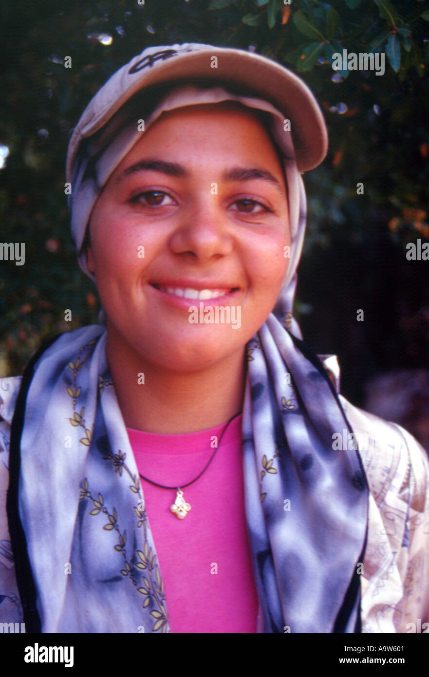 kurdish young girl portraiture Stock Photo