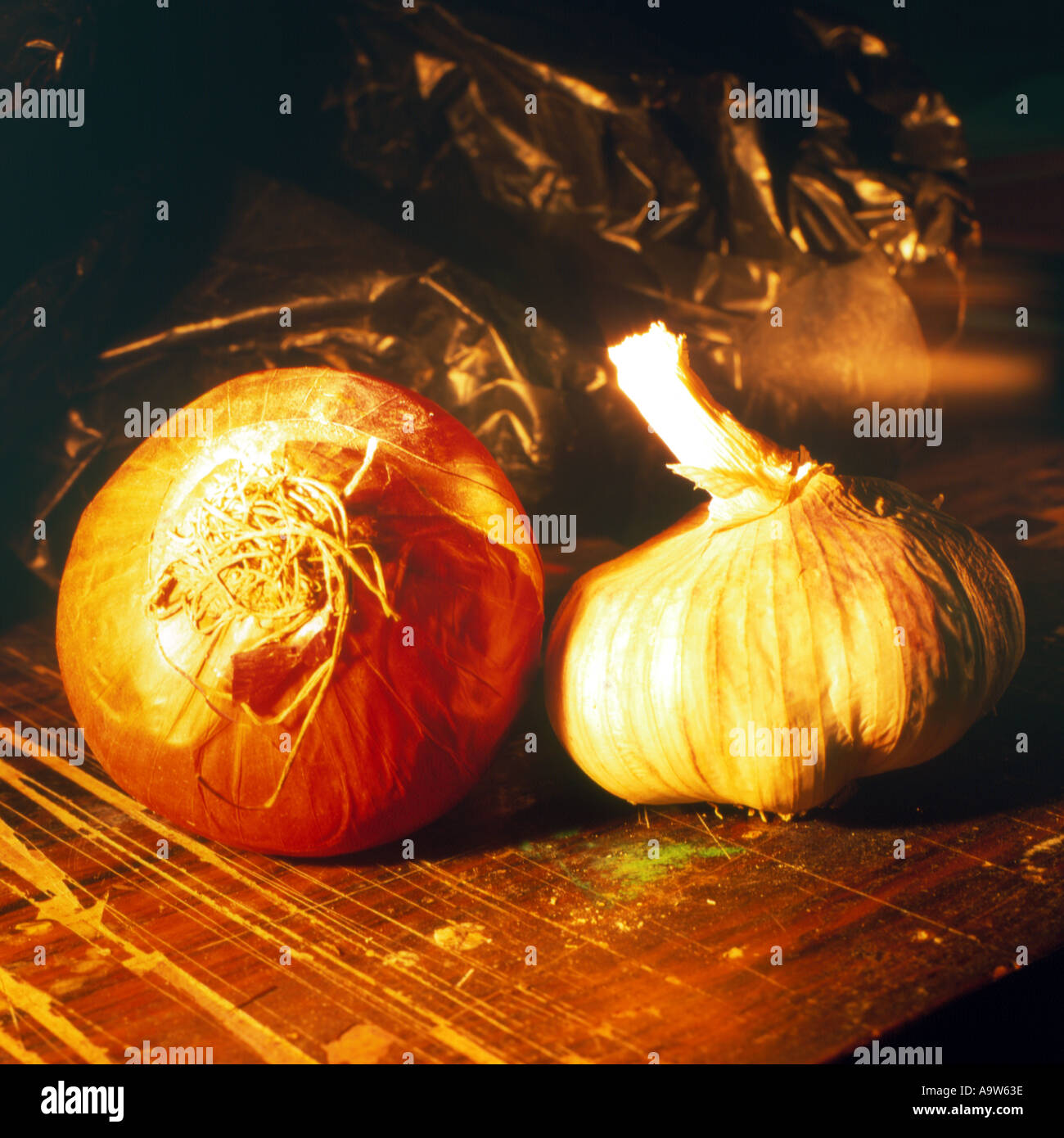 onion and garlic Stock Photo Alamy