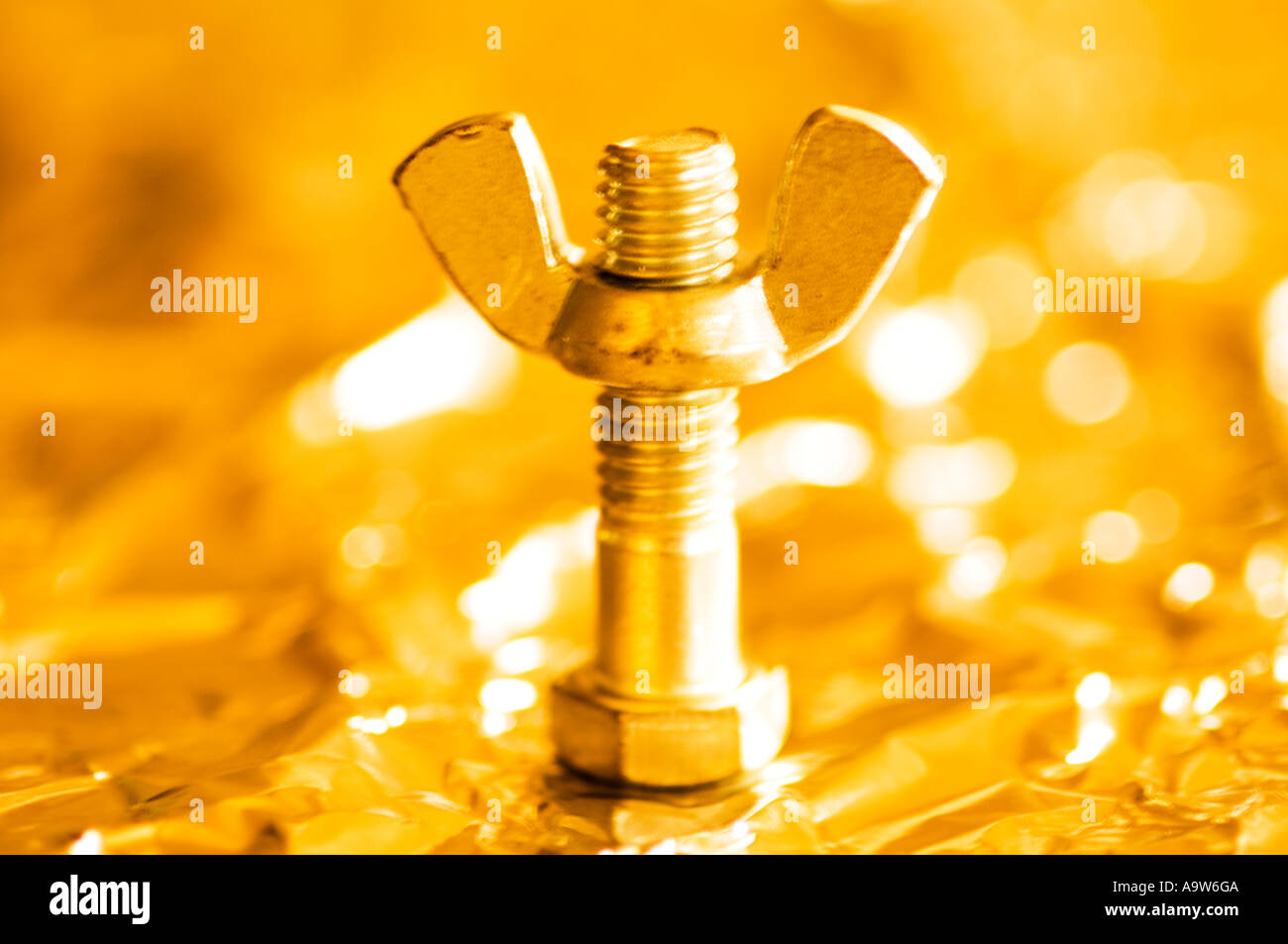 wing nut and bolt Stock Photo Alamy