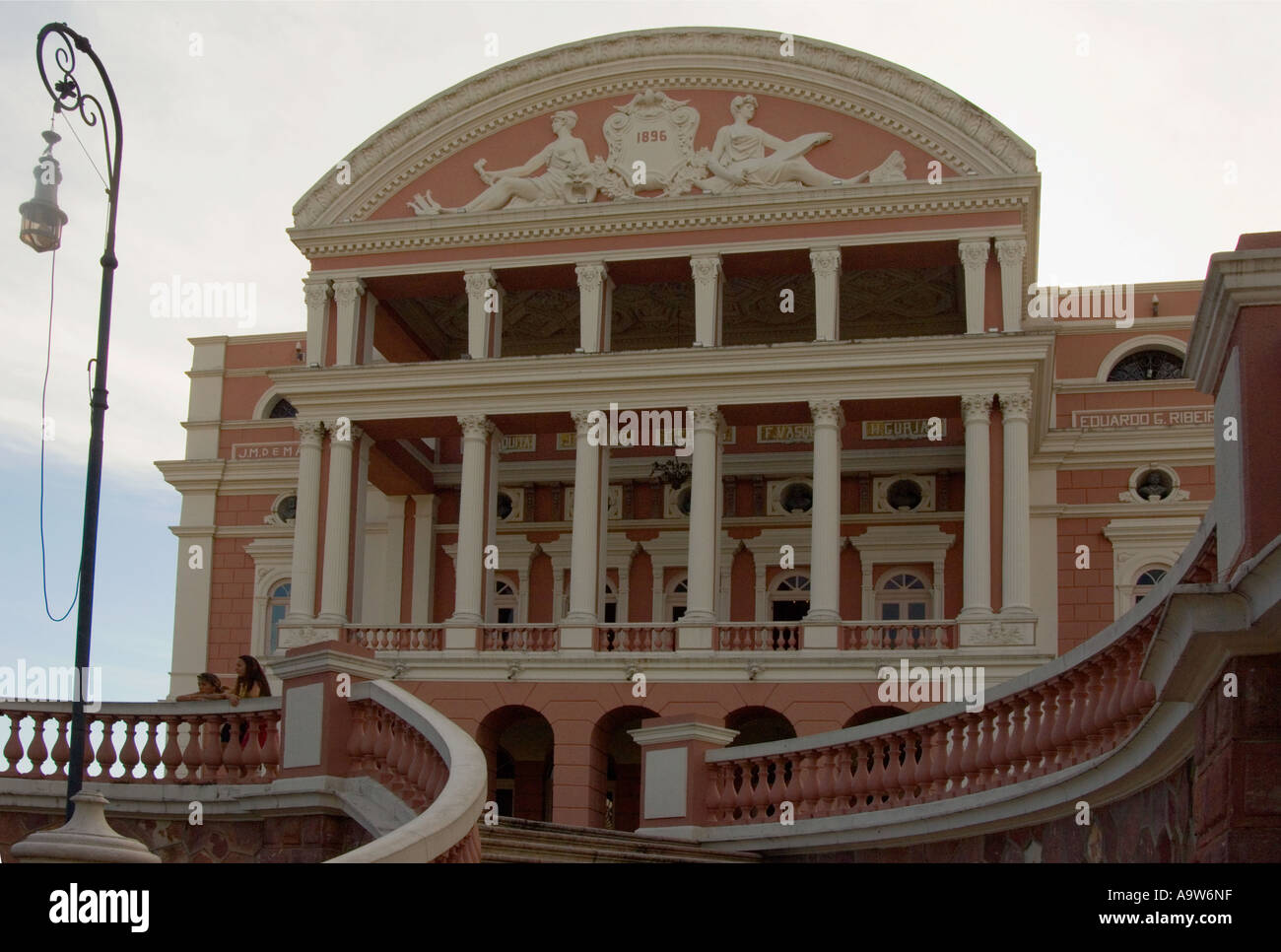 Teatro Amazonas Neo classical Opera House of Manaus Brazil Stock Photo