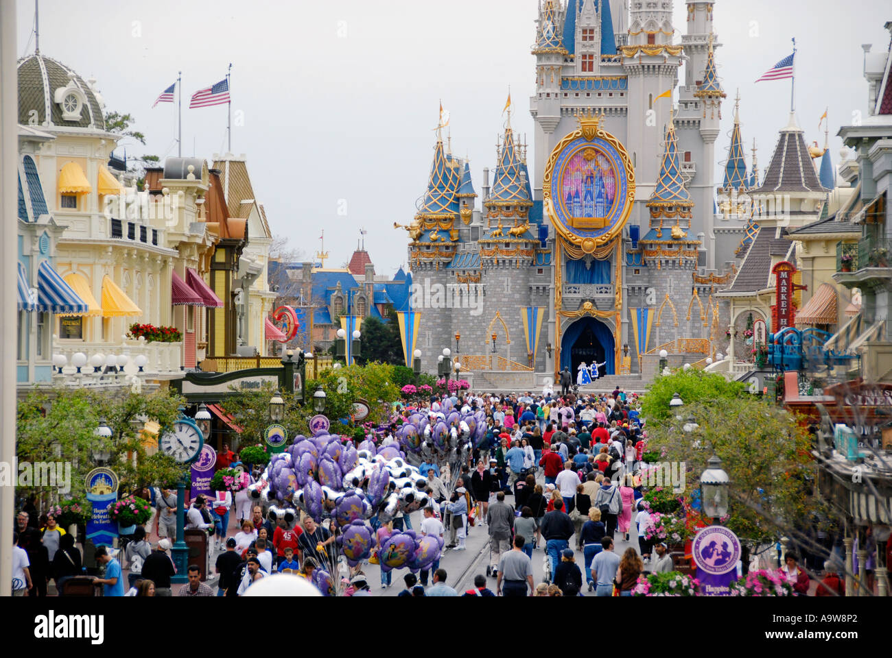 Magic Kingdom at Walt Disney World Orlando Florida FL Stock Photo