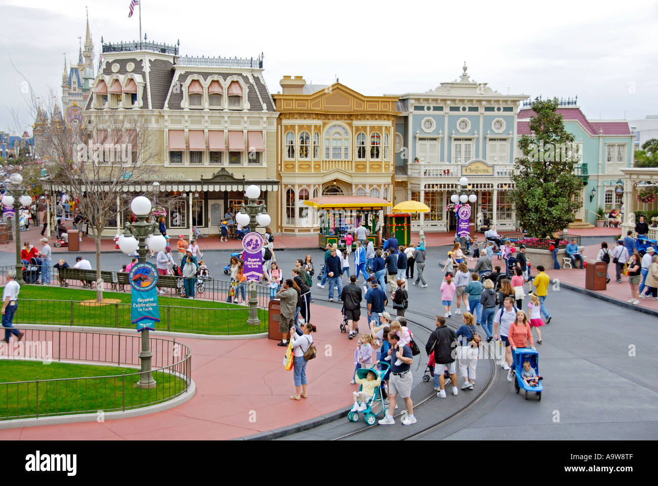 Magic Kingdom at Walt Disney World Orlando Florida FL Stock Photo