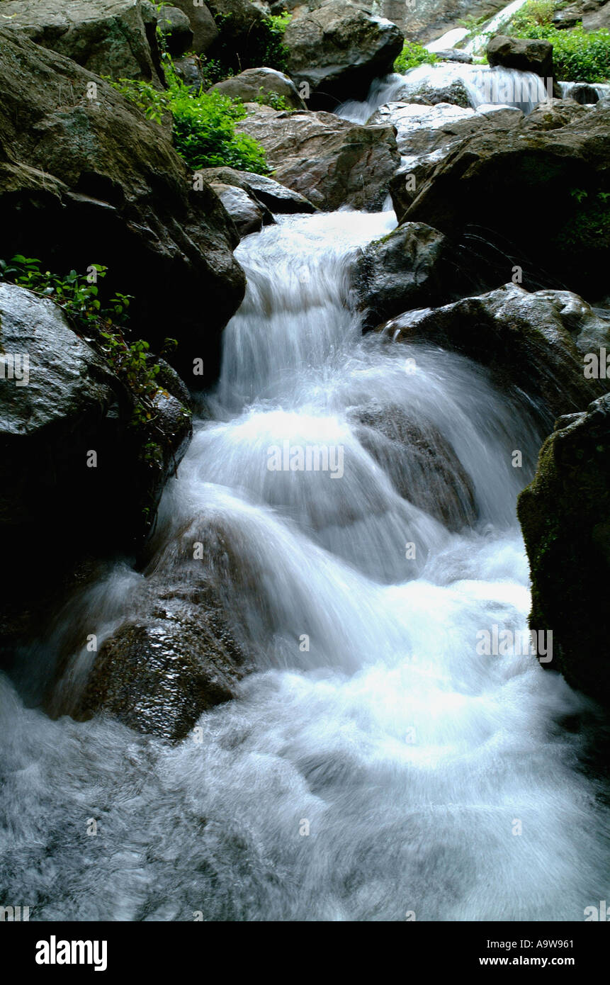 small water fall Stock Photo